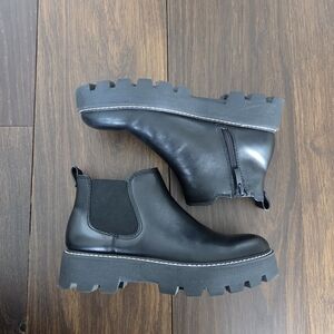 Franco Sarto Black Ankle Boots